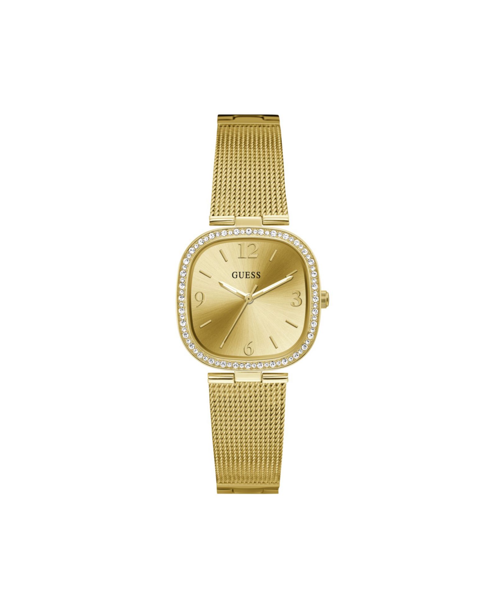Женские часы GUESS Gold-Tone Stainless Steel Mesh 32mm