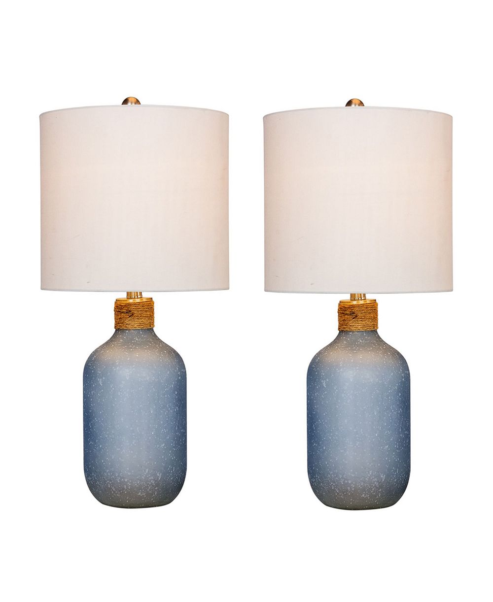 FANGIO LIGHTING Настольные стеклянные лампы, комплект из 2 шт