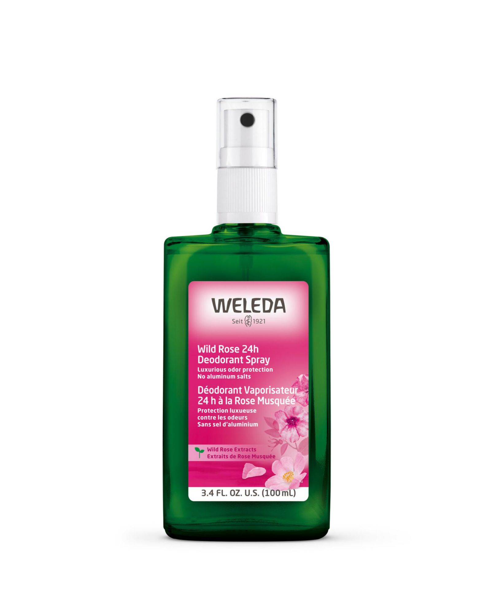 Дезодорант-спрей Weleda Wild Rose, 3.4 oz