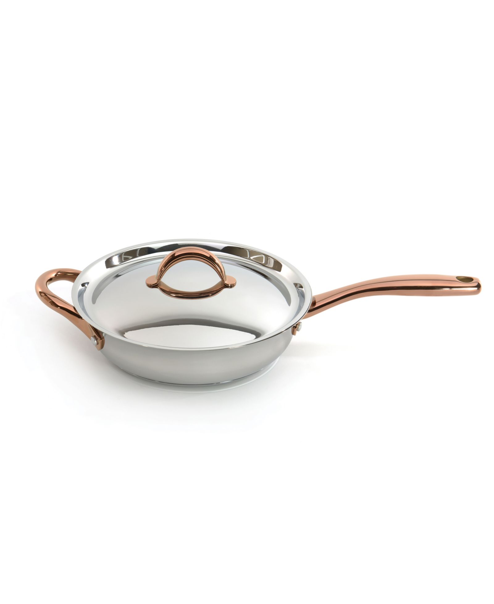 BergHOFF Ouro Gold 18/10 stainless steel глубокая сковорода с крышкой