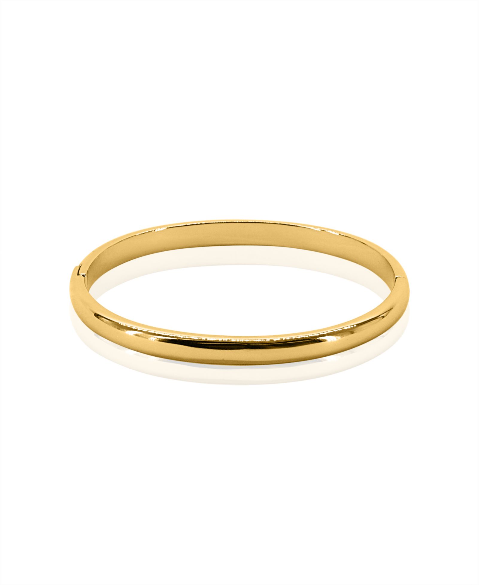 OMA THE LABEL Women's Lola 18K Gold Plated Brass Bangle