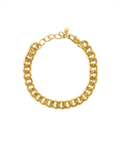 Женский браслет OMA THE LABEL Chunky Cuban Link 18K Gold Plated Brass 13mm, 7.5"