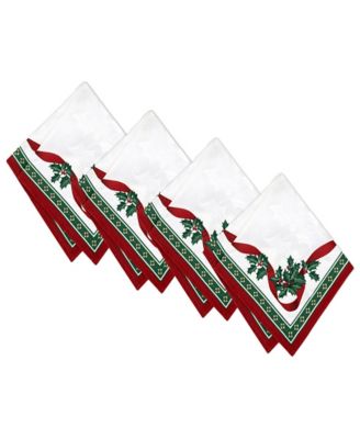 Villeroy & Boch Toy's Delight Engineered Napkin Set of 4 17"x 17"