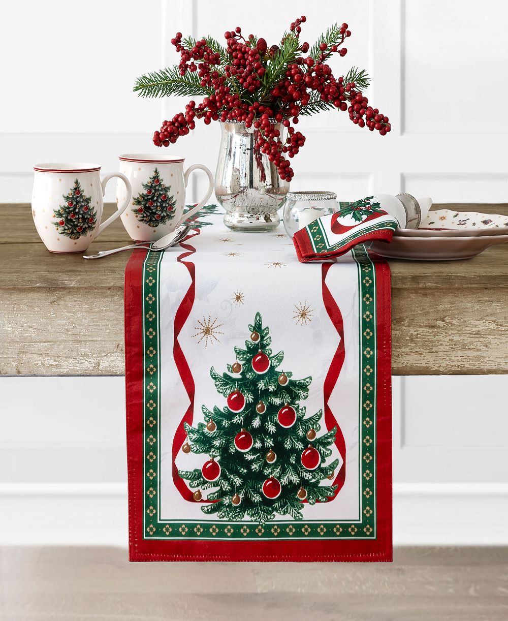Villeroy & Boch Toy's Delight Engineered Table Runner, 13" x 70"