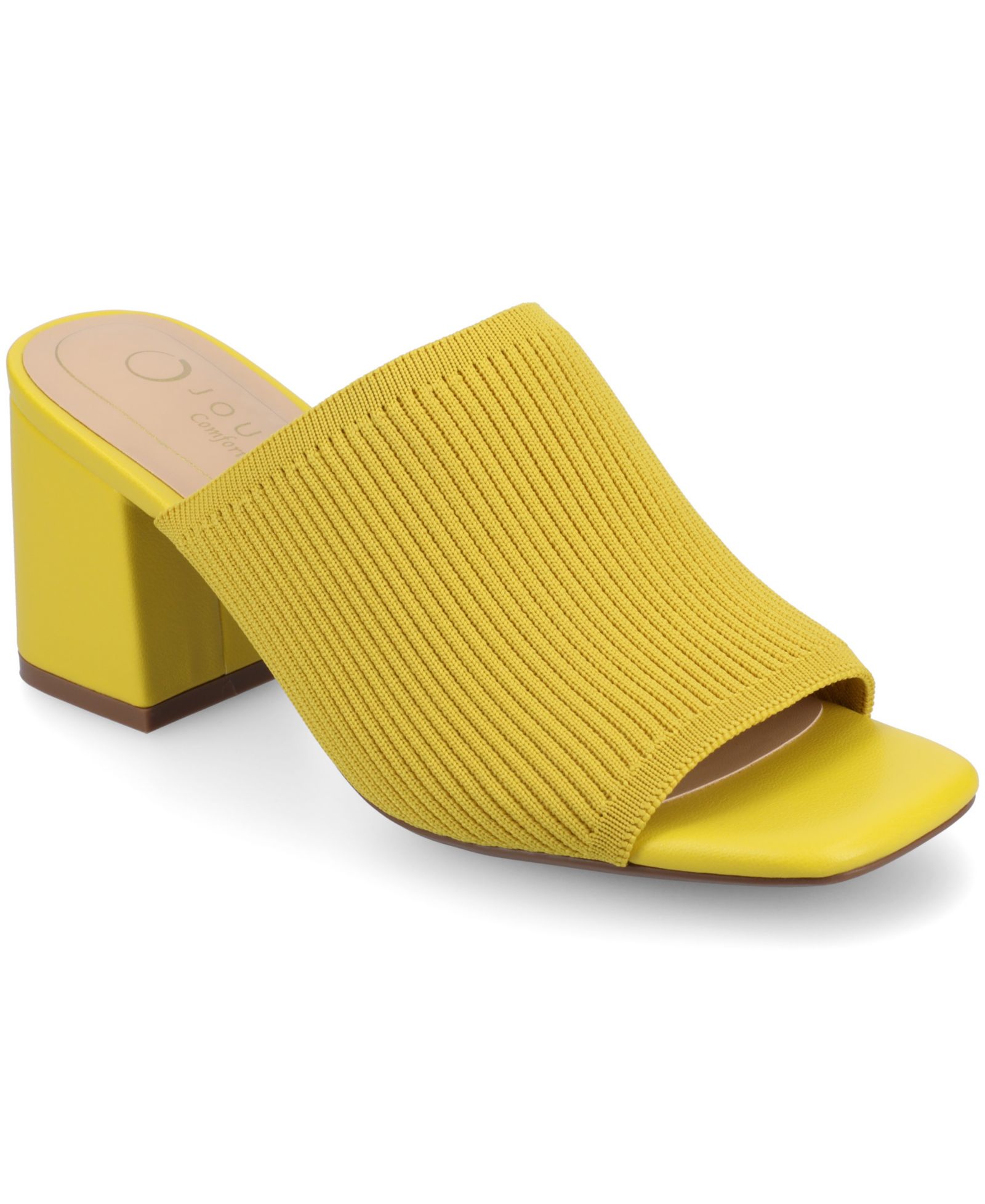 Journee Collection Women's Lorenna Block Heel Slide Sandals