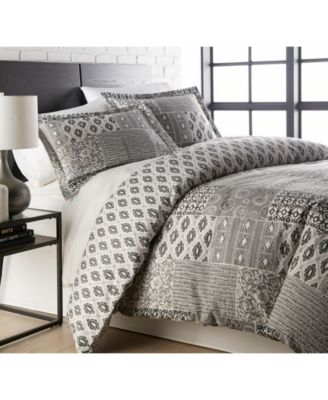 Southshore Fine Linens Vilano Global Patchwork Ultra Soft 3-Pc. Duvet Cover Set, King/California King