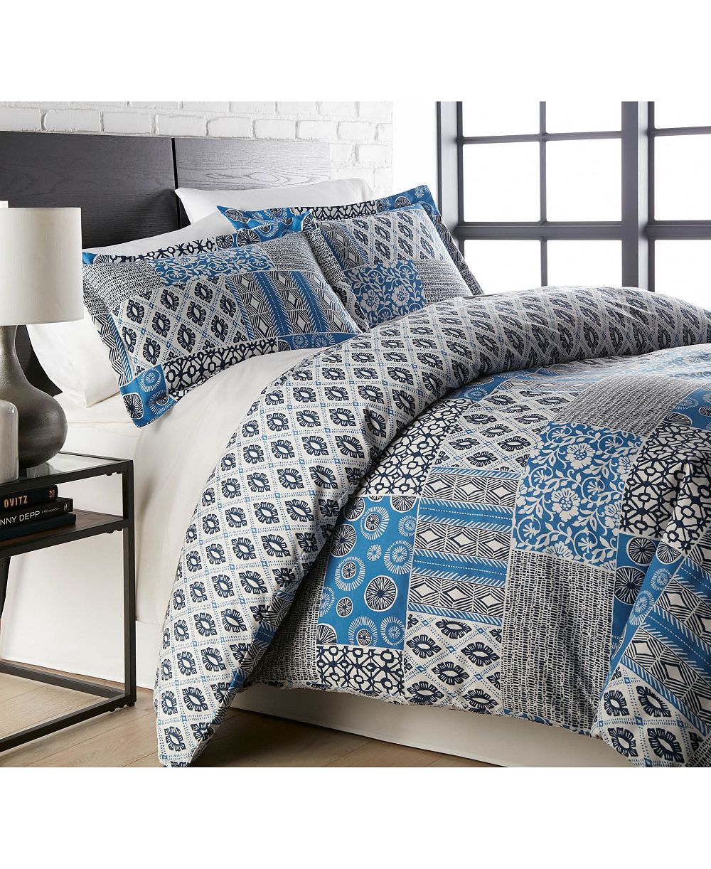 Southshore Fine Linens Vilano Global Patchwork Ultra Soft 3-Pc. Duvet Cover Set, Twin/Twin XL