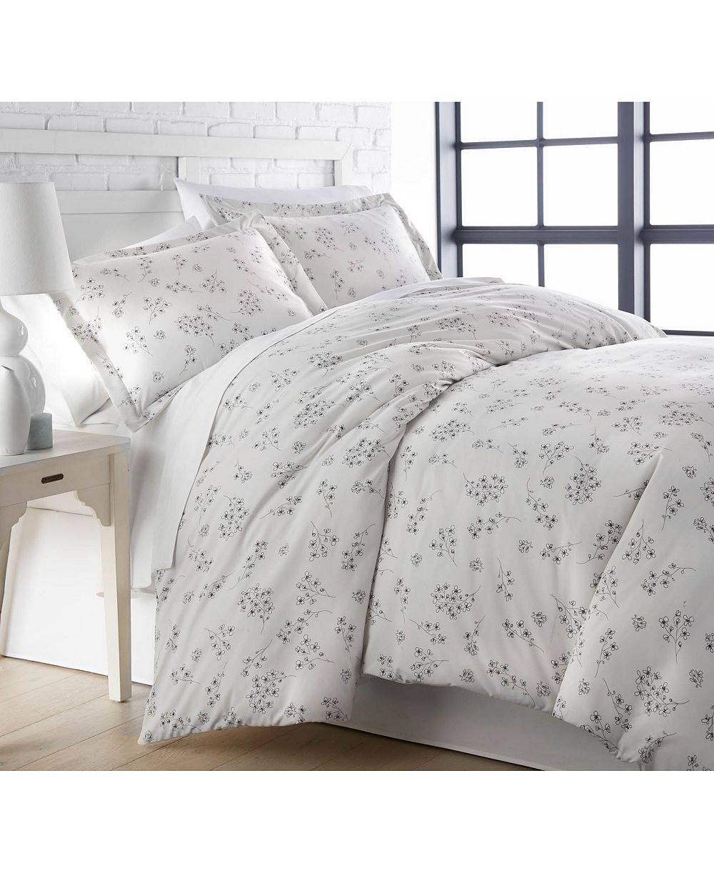 Southshore Fine Linens Sweet Florals Ultra Soft 3-Pc. Duvet Cover Set, Full/Queen