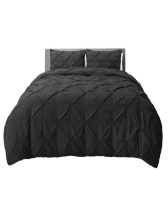 Nestl Pinch Pleat 3-Pc. Duvet Cover Set, Queen