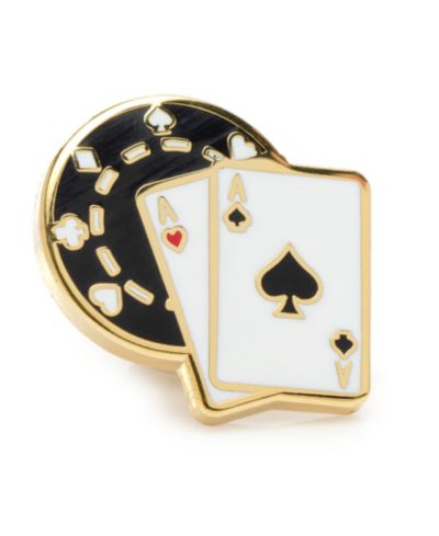 Мужской лацканный значок Cufflinks Inc. Poker