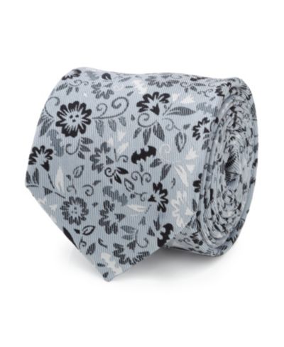 DC Comics Men's Batman Patterned Floral Tie