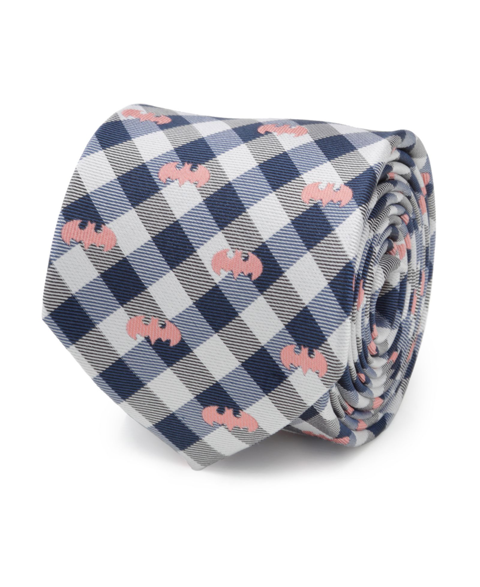 DC Comics Men's Batman Plaid Tie