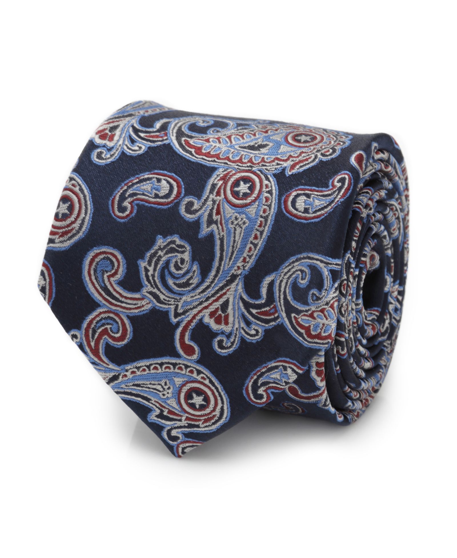 Marvel Men's Captain America Paisley Tie