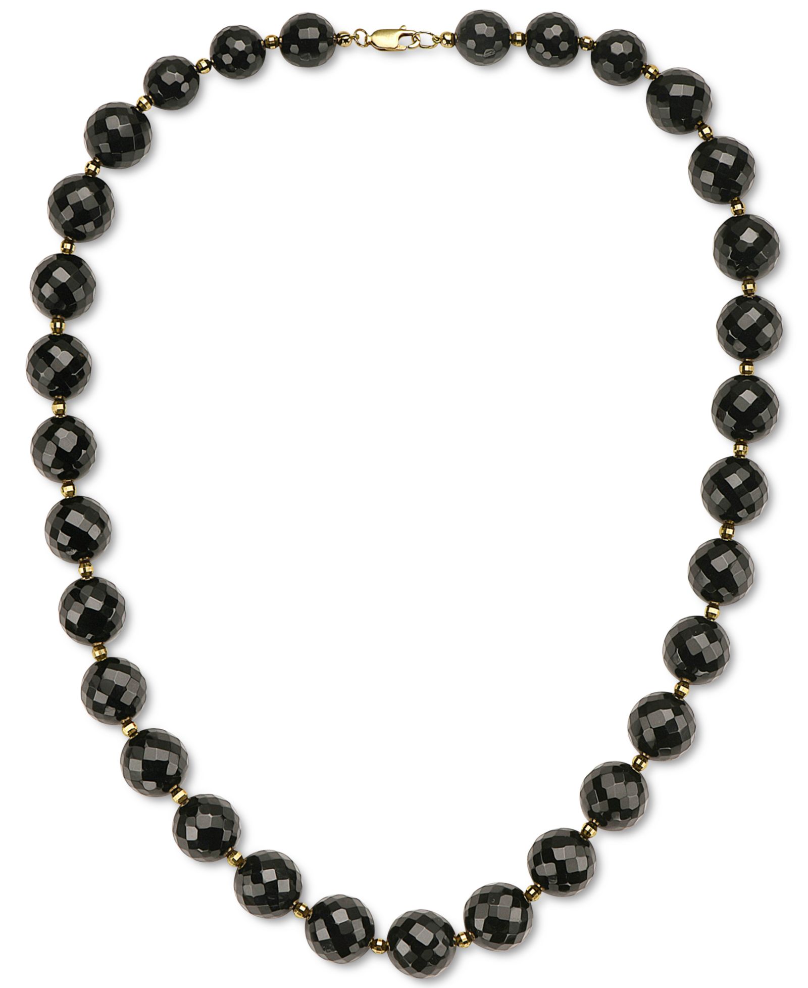 EFFY® Onyx Bead Statement ожерелье 18"