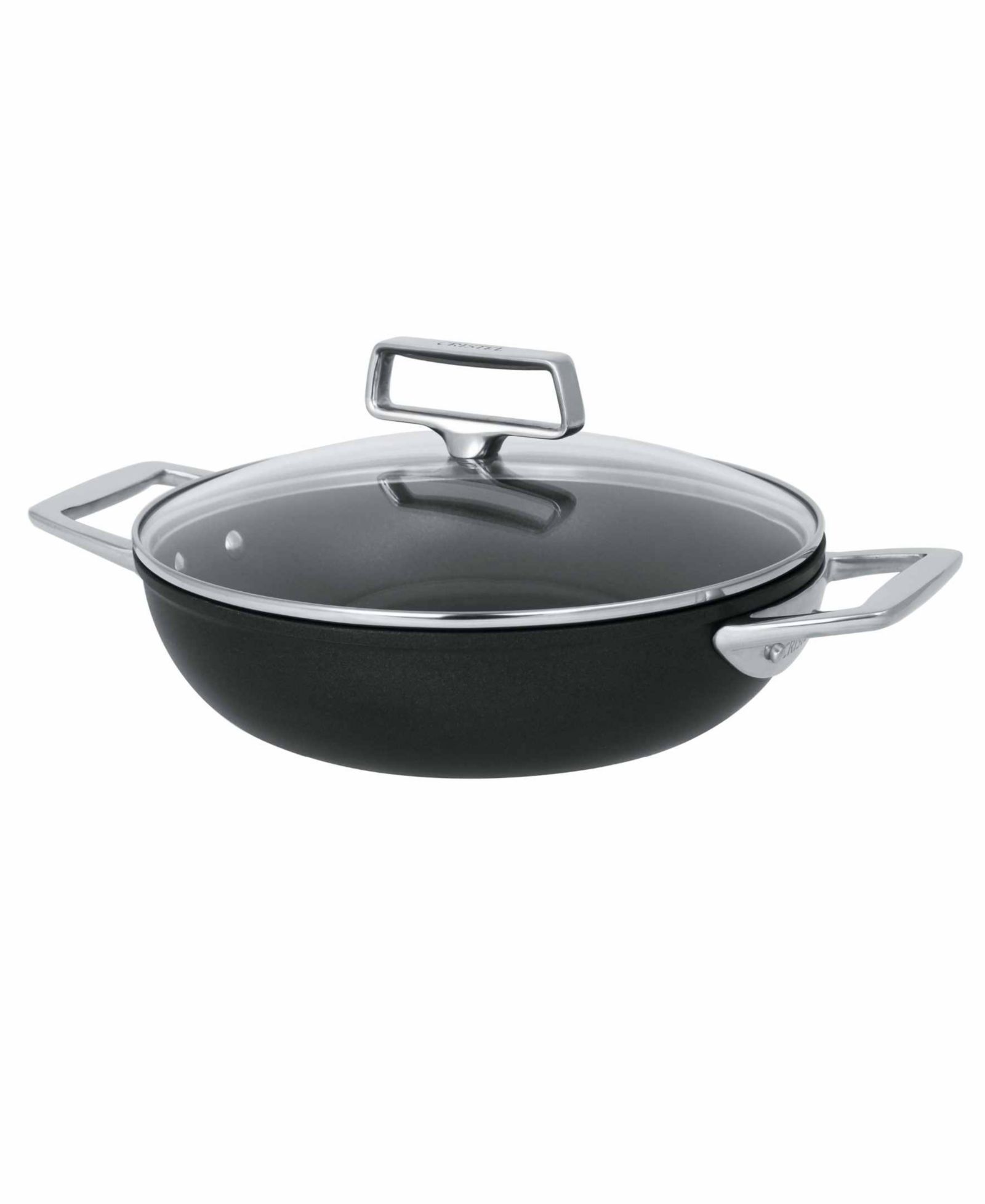 Cristel Castel Pro Ultralu сковорода сотейник с крышкой NonStick 2-Qt.