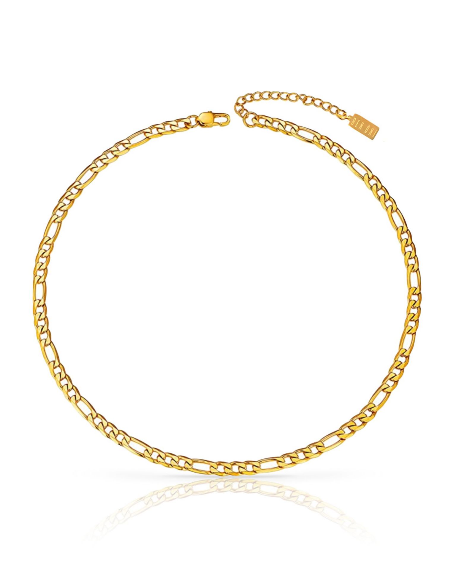 Classic Anti-Tarnish Figaro Chain Necklace