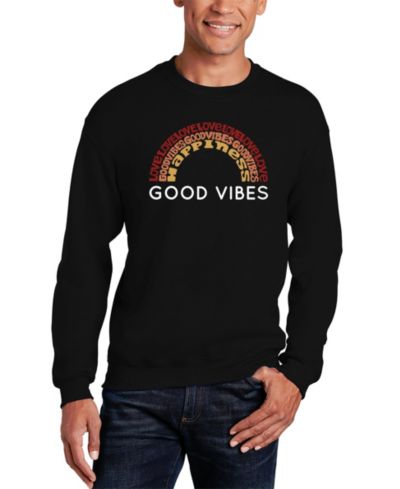 Мужской Good Vibes Word Art Crewneck Sweatshirt