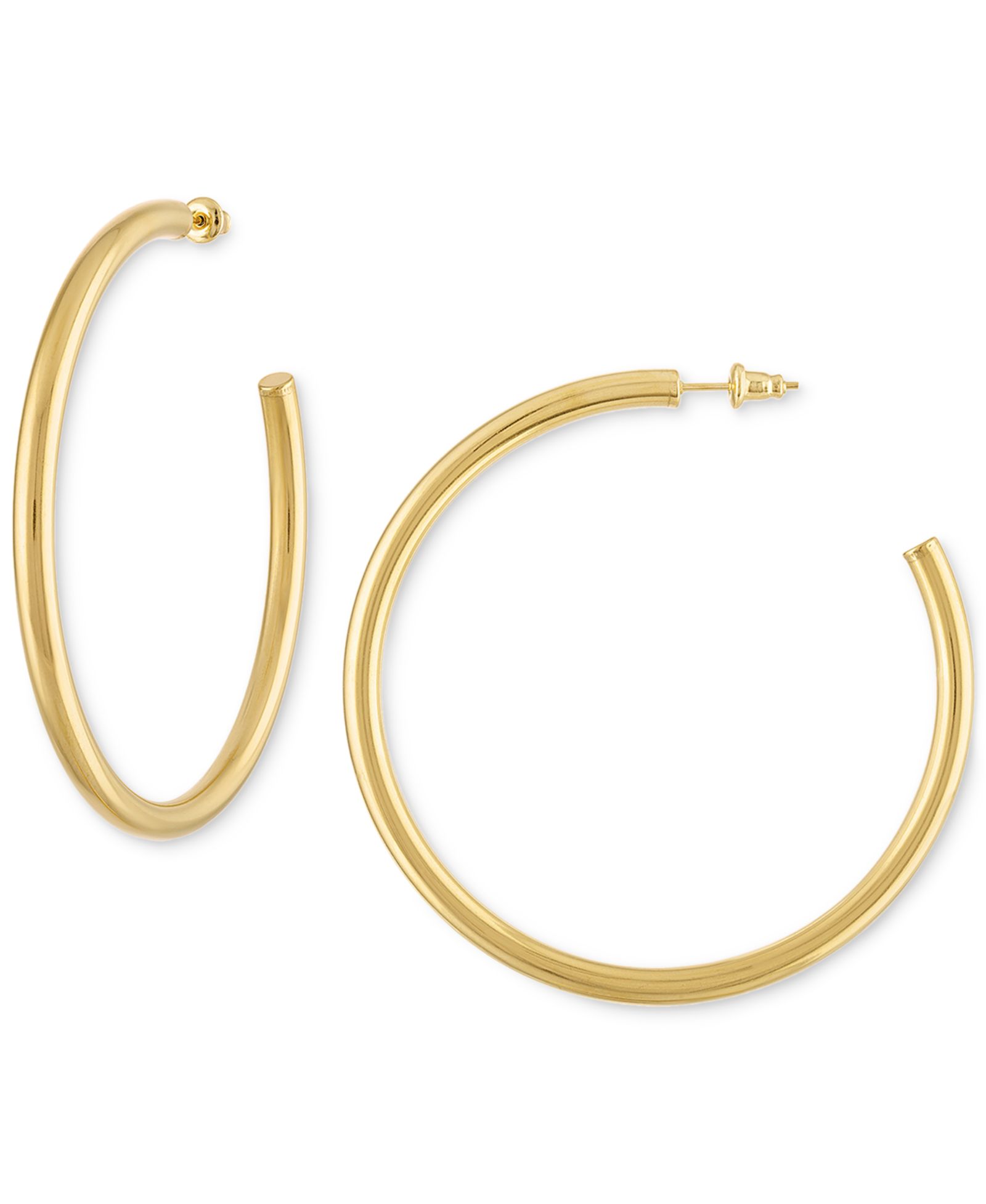 Серьги-кольца BEN ONI Large Anti-Tarnish Open Hoop