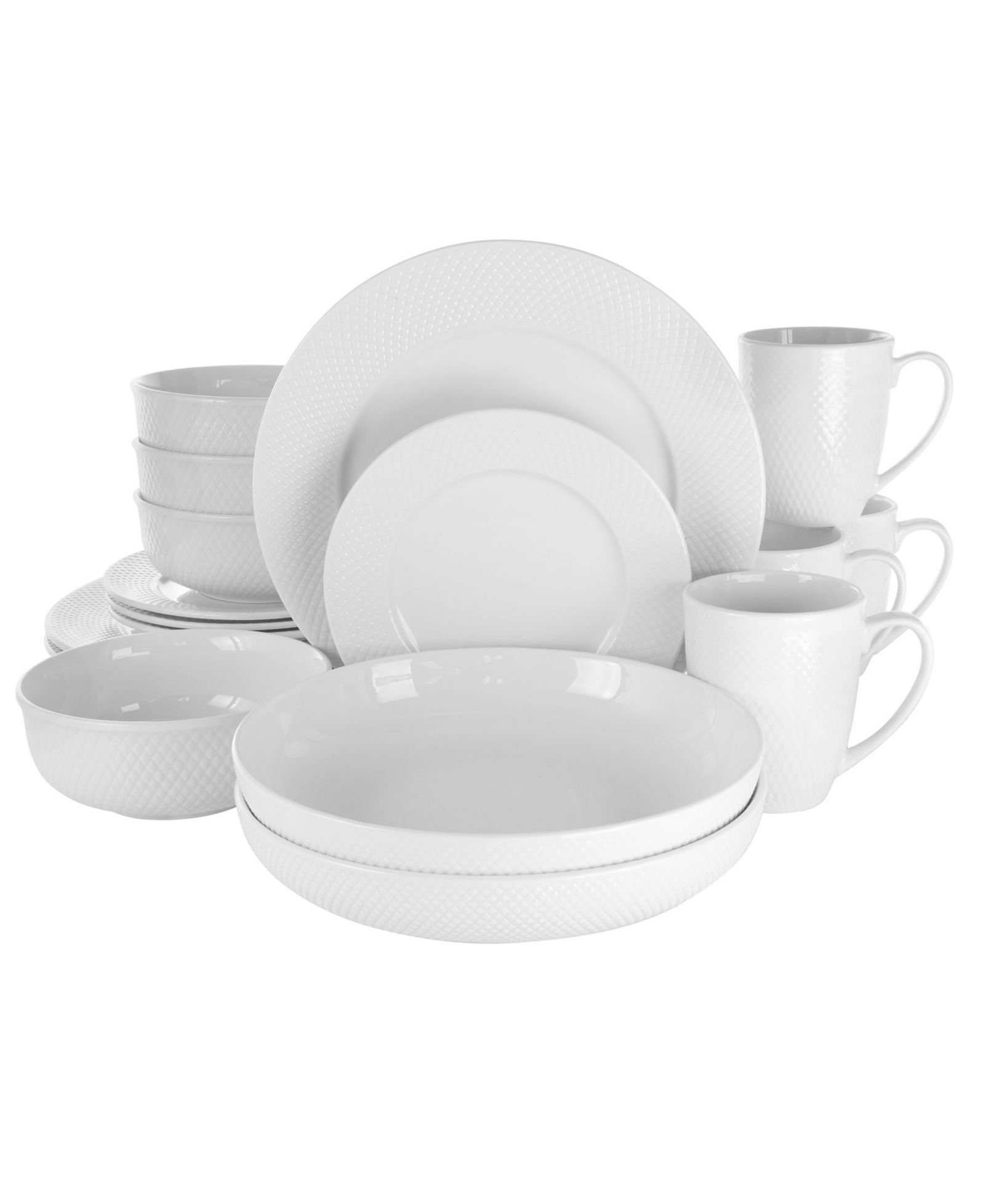 Elama Maisy 18 Pc. Dinnerware Set, Service for 4