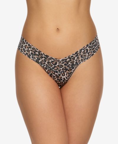 Hanky Panky Women's Printed Signature Lace Low Rise Thong