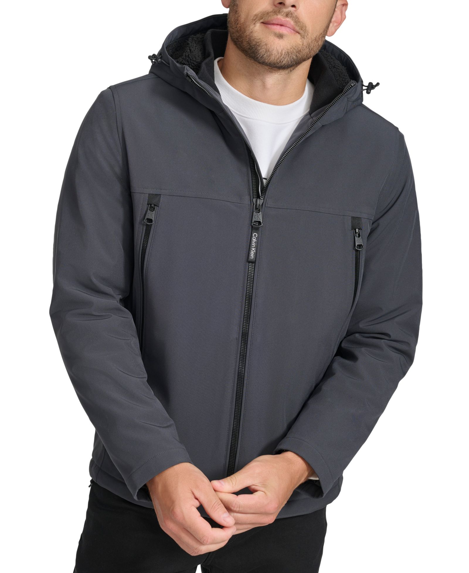 Мужская ветровка Calvin Klein Men's Sherpa Lined Infinite Stretch Soft Shell