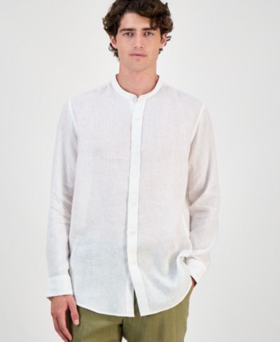 Club Room Men's 100% Linen Shirt, Created for Macy's
