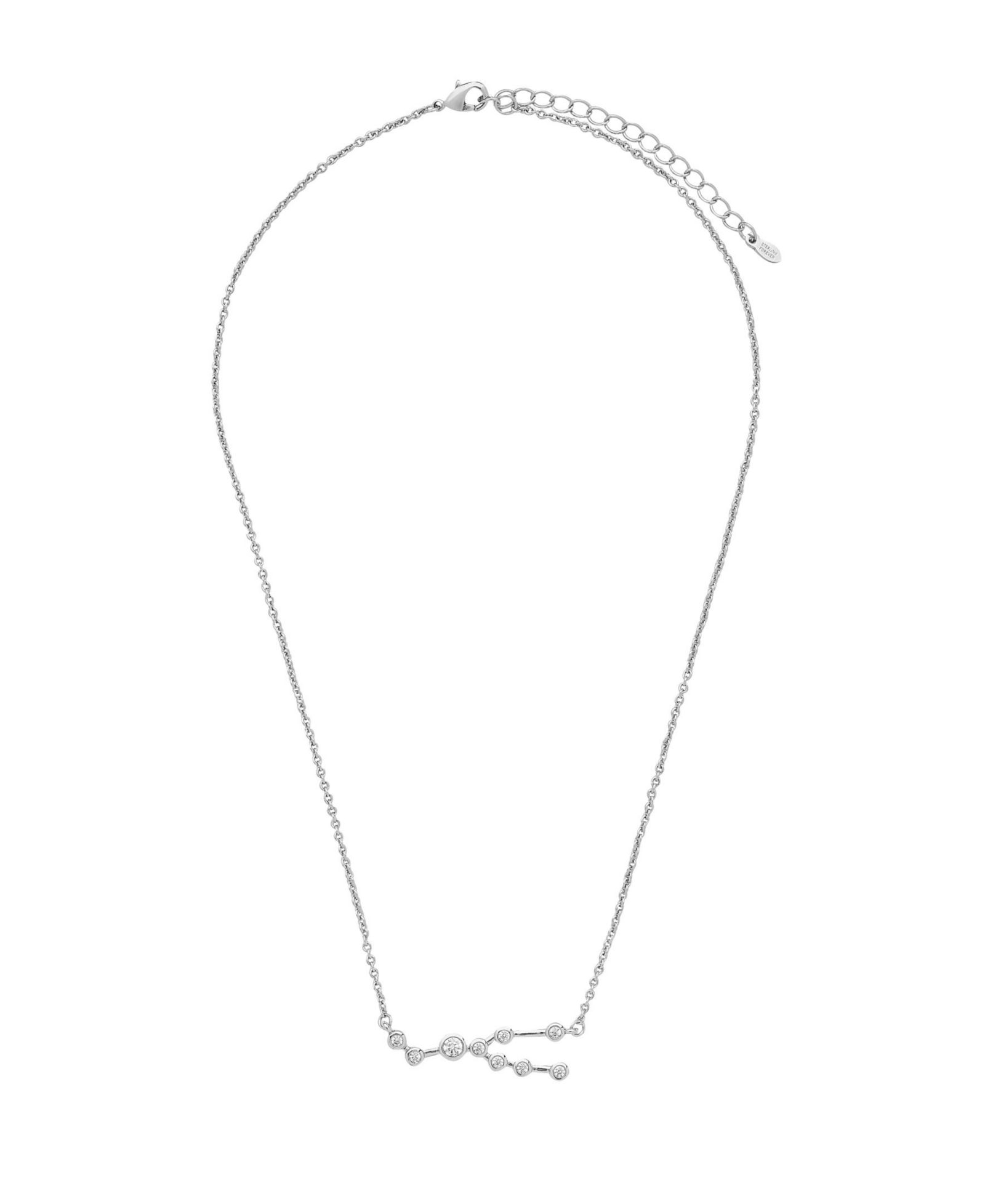Женское ожерелье Sterling Forever When Stars Align Constellation, серебристое покрытие