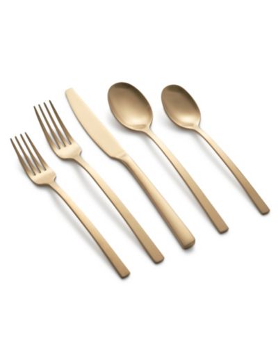 Столовый набор Cambridge Silversmiths Beacon Gold Satin, 20 предметов