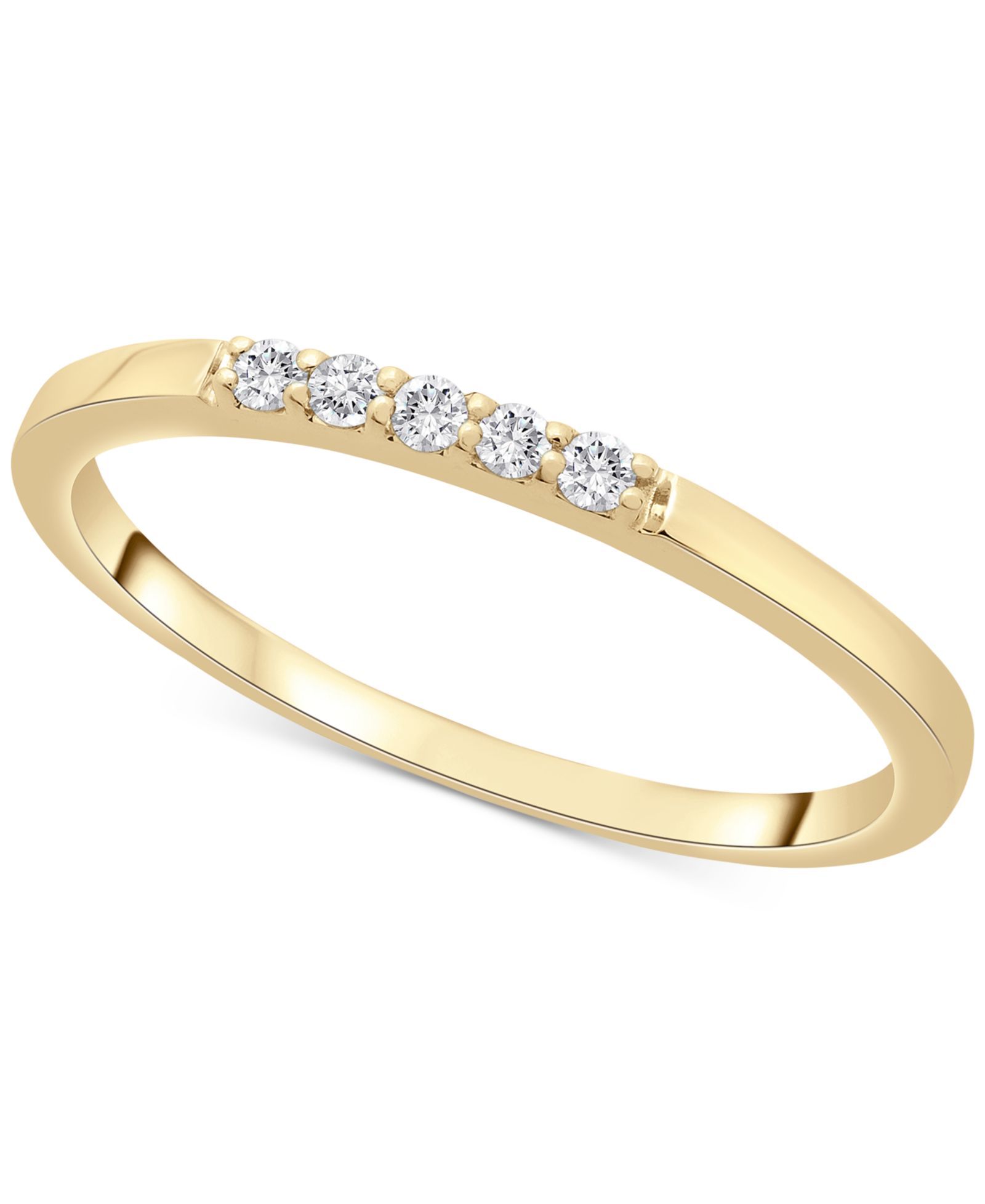 Кольцо Wrapped™ Diamond Five-Stone Stack 14k Yellow or White Gold