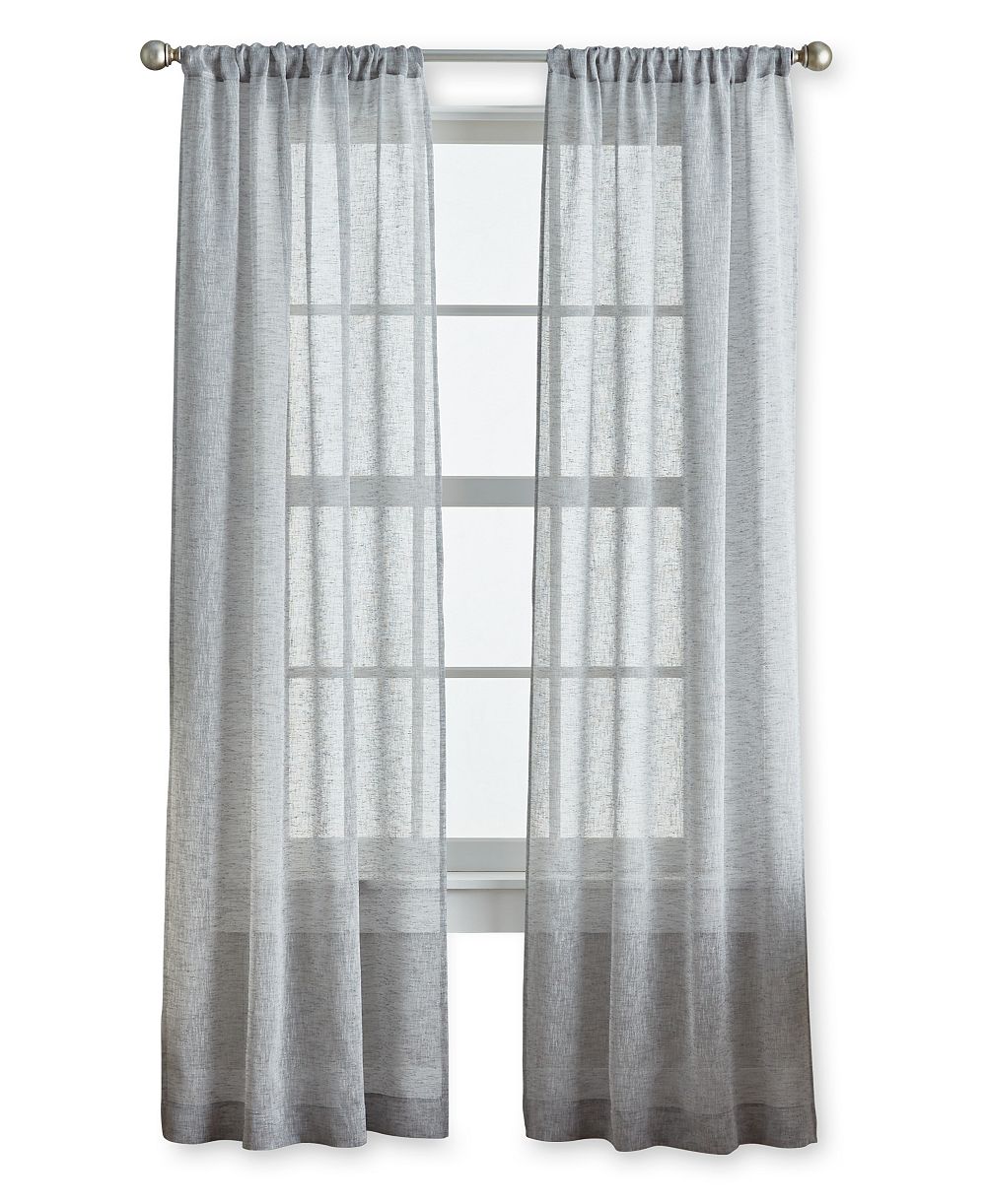 Панель для штор Curtainworks Pandora sheer, верх на штанге, 63 x 38 дюймов, набор из 2 шт