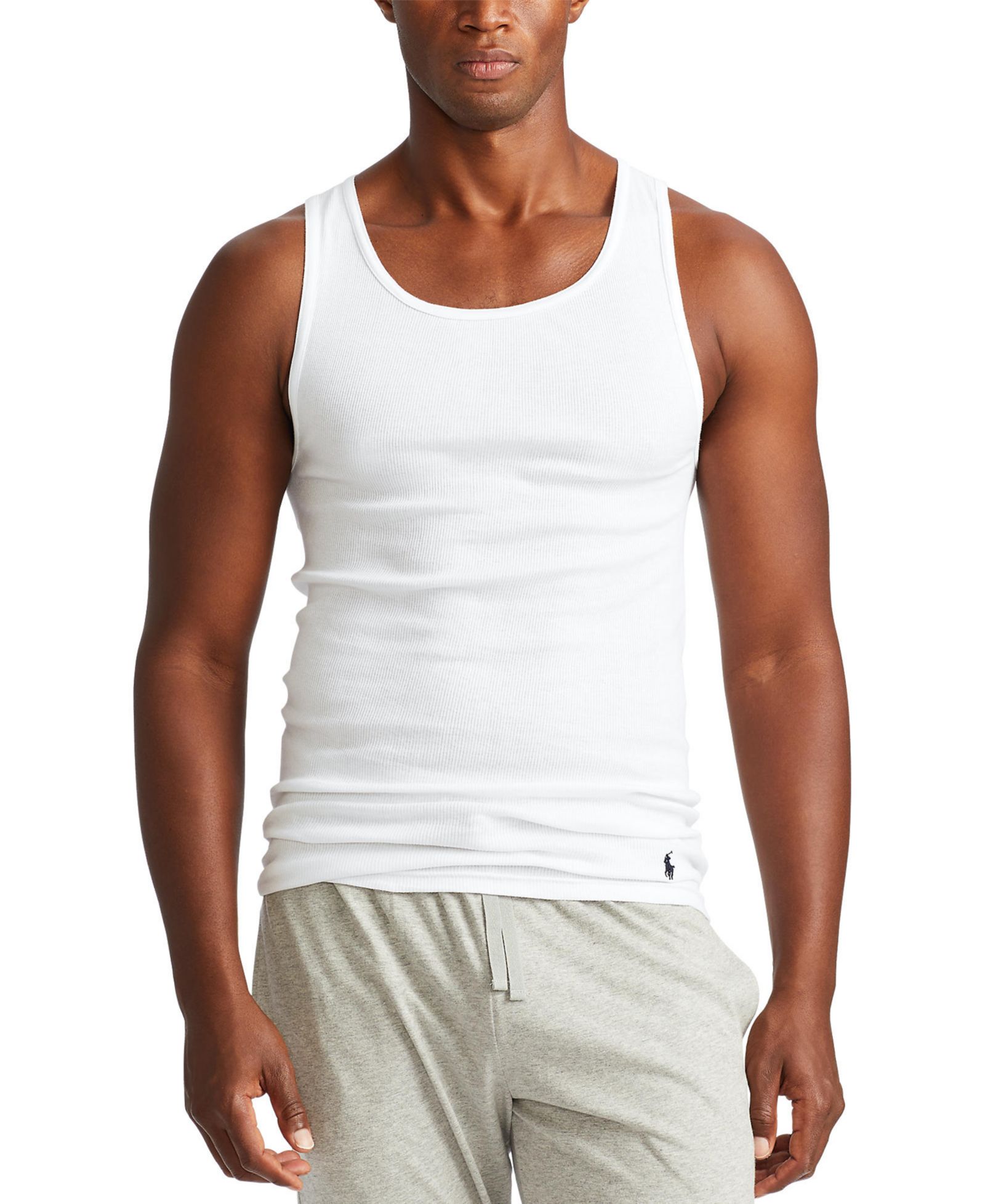 Polo Ralph Lauren Men's 3-Pack Tall Classic Cotton Undershirts