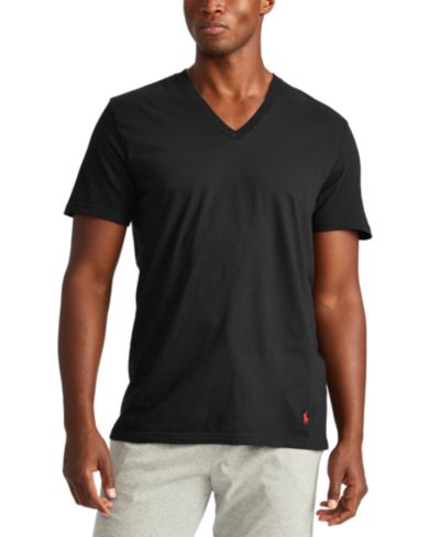 Polo Ralph Lauren Men's Big and Tall 3-Pack V-Neck Undershirts