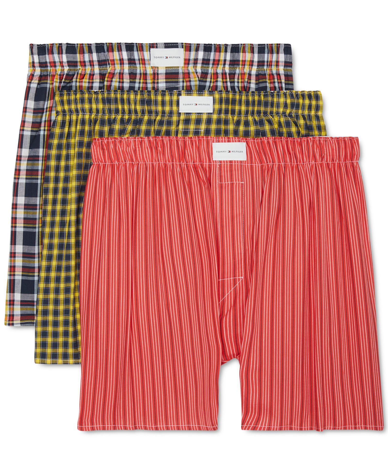 Tommy Hilfiger Мужской комплект из 3 классических печатных хлопковых боксеров
