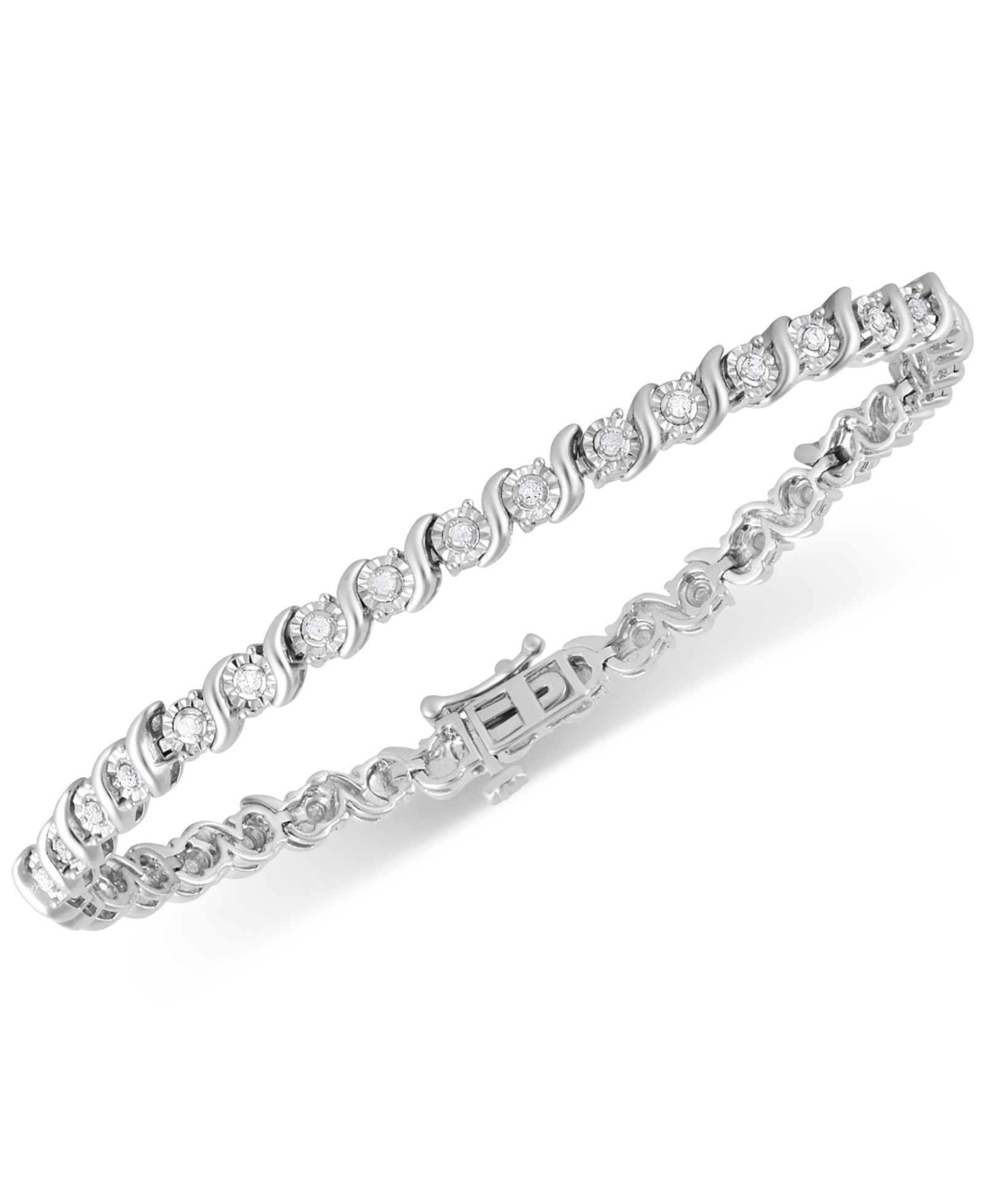 Браслет Diamond в серебре или позолоченном серебре