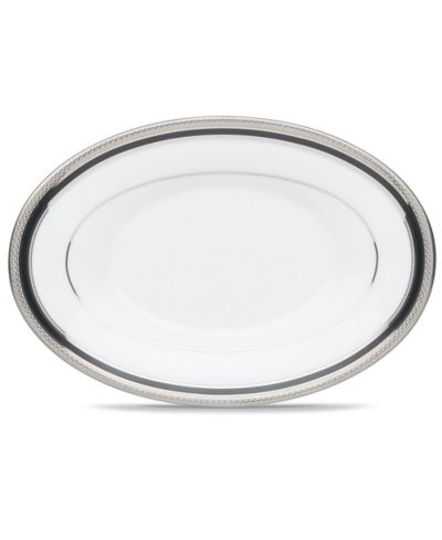Noritake Austin Platinum Butter/Relish Tray, 8"