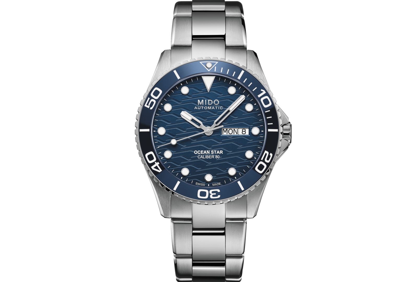 Мужские часы Mido Swiss Automatic Ocean Star Stainless Steel Bracelet 43mm