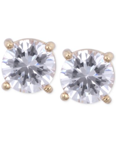 ANNE KLEIN серьги-гвоздики с кристаллами 8MM