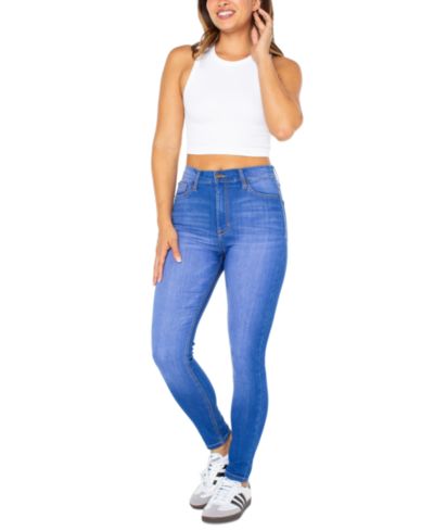 Celebrity Pink Juniors' High Rise Skinny Ankle Jeans
