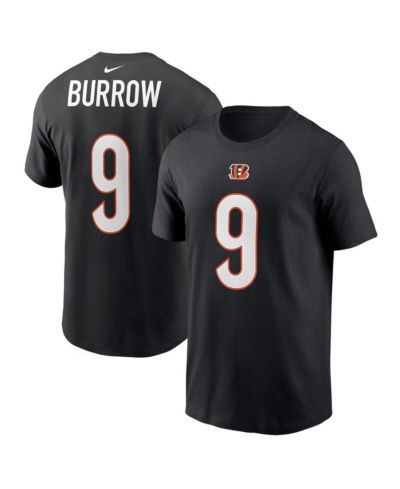 Nike Мужская футболка с именем и номером игрока Cincinnati Bengals, черная