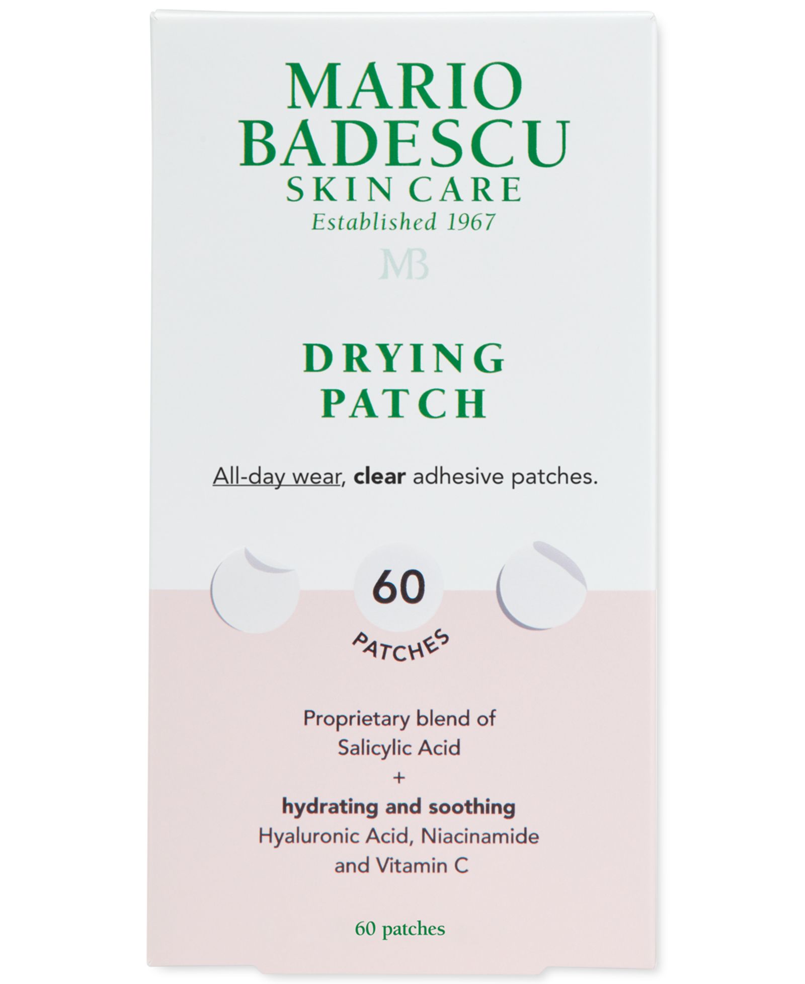 Mario Badescu подсушивающие патчи, 60 шт