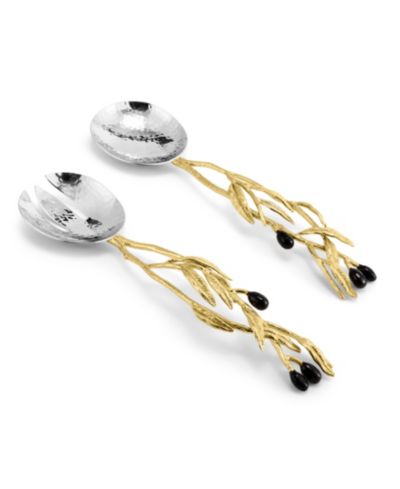 Michael Aram Olive Branch Serving Set, Set of 2