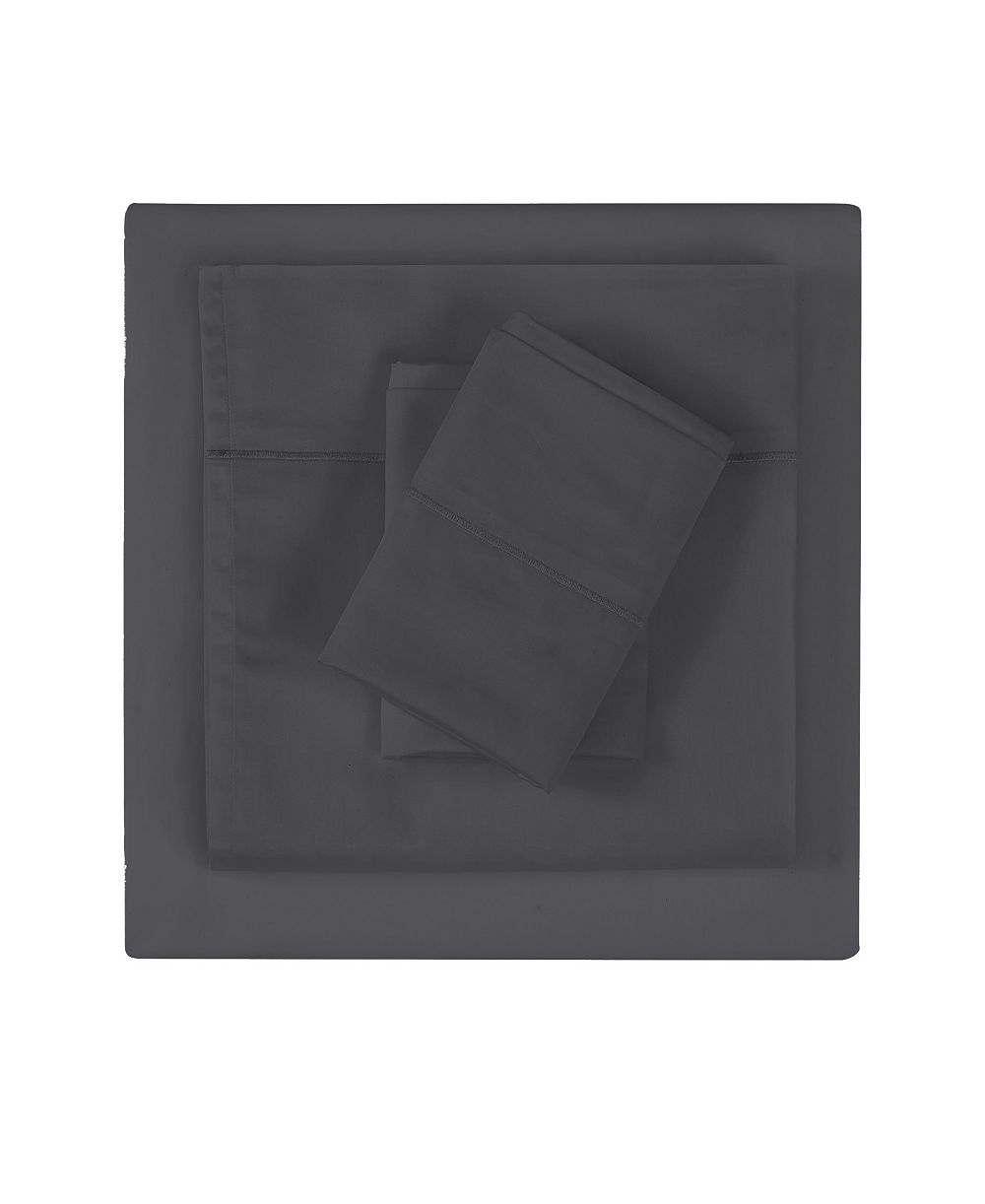 Christian Siriano New York 300 Thread Count Cotton Sateen 3-Pc. Sheet Set, Twin XL