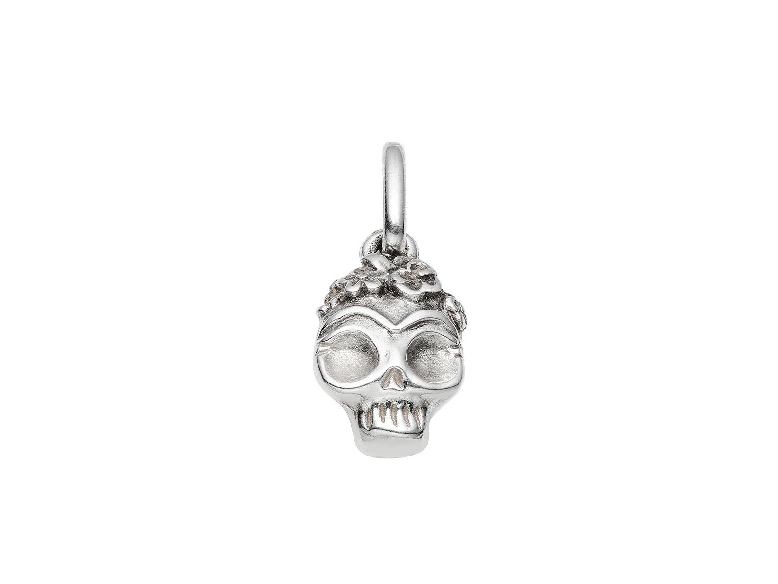 Подвески UNOde50 Mexican Skull Sterling Silver-Plated Metal Alloy Charms