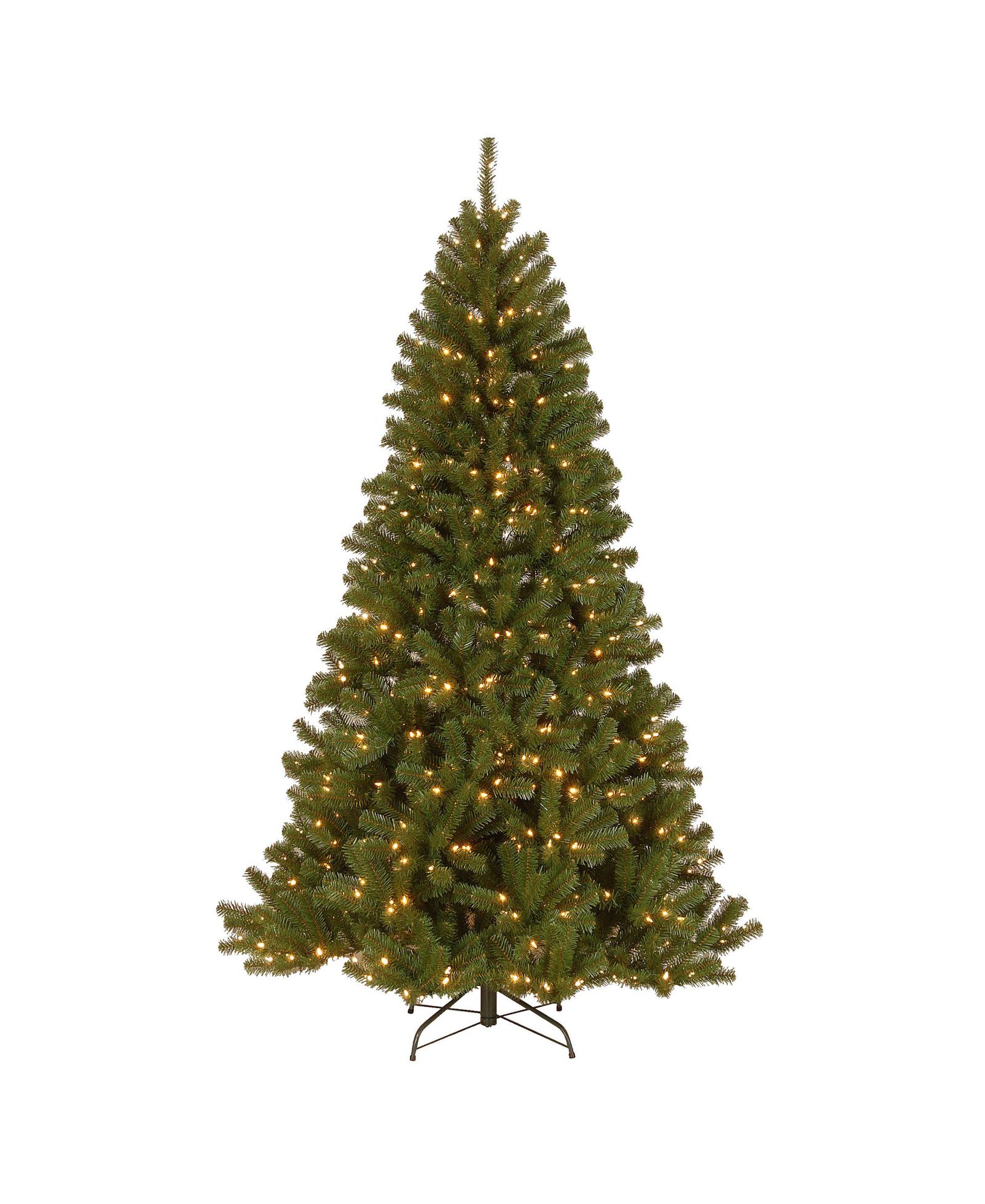 National Tree Company Ель North Valley Spruce с LED подсветкой, 7.5"