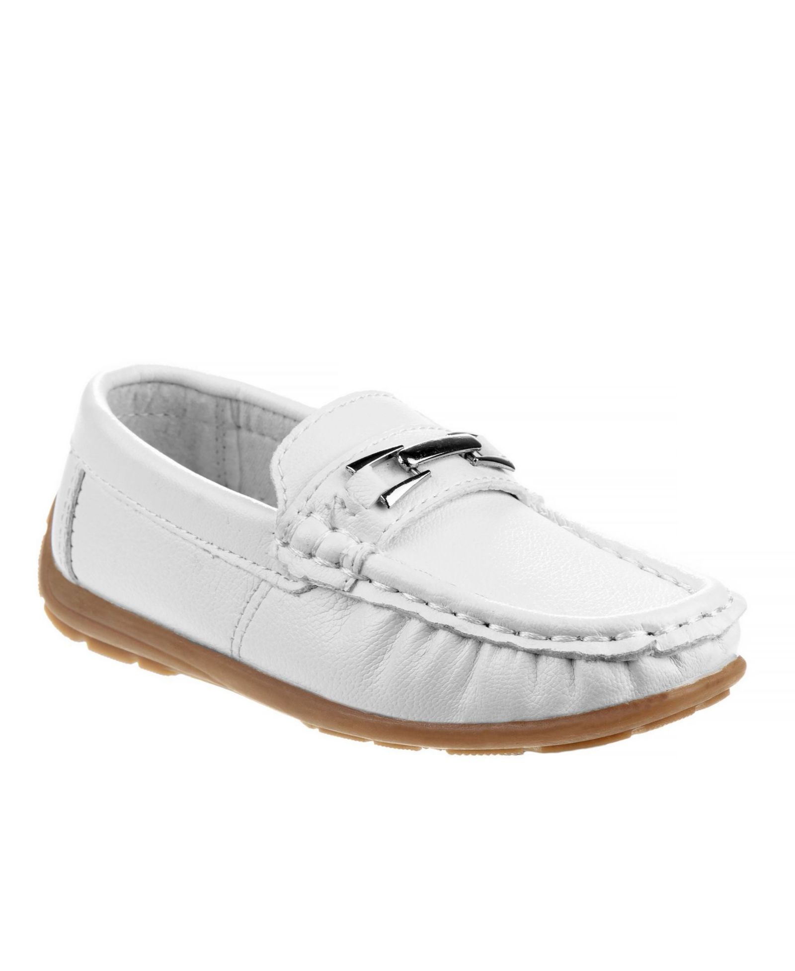 Josmo Little Boys Loafer Easy Slip-on Metal Accent Classic Style Formal Wear Comfort Fit Durable