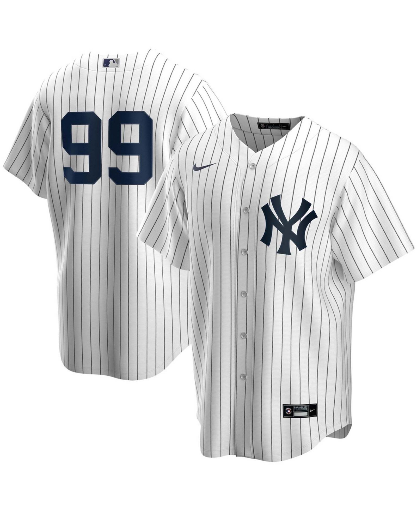 Men's Aaron Judge White New York Yankees Home Replica Player Name Jersey