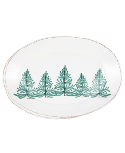 VIETRI Melamine Lastra Holiday Oval Platter 18''