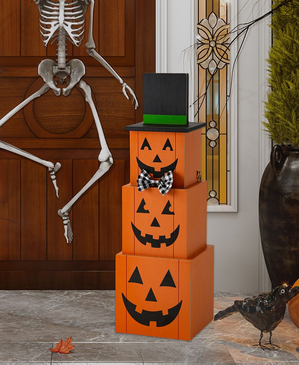 Glitzhome деревянный декор для крыльца Halloween, 36"