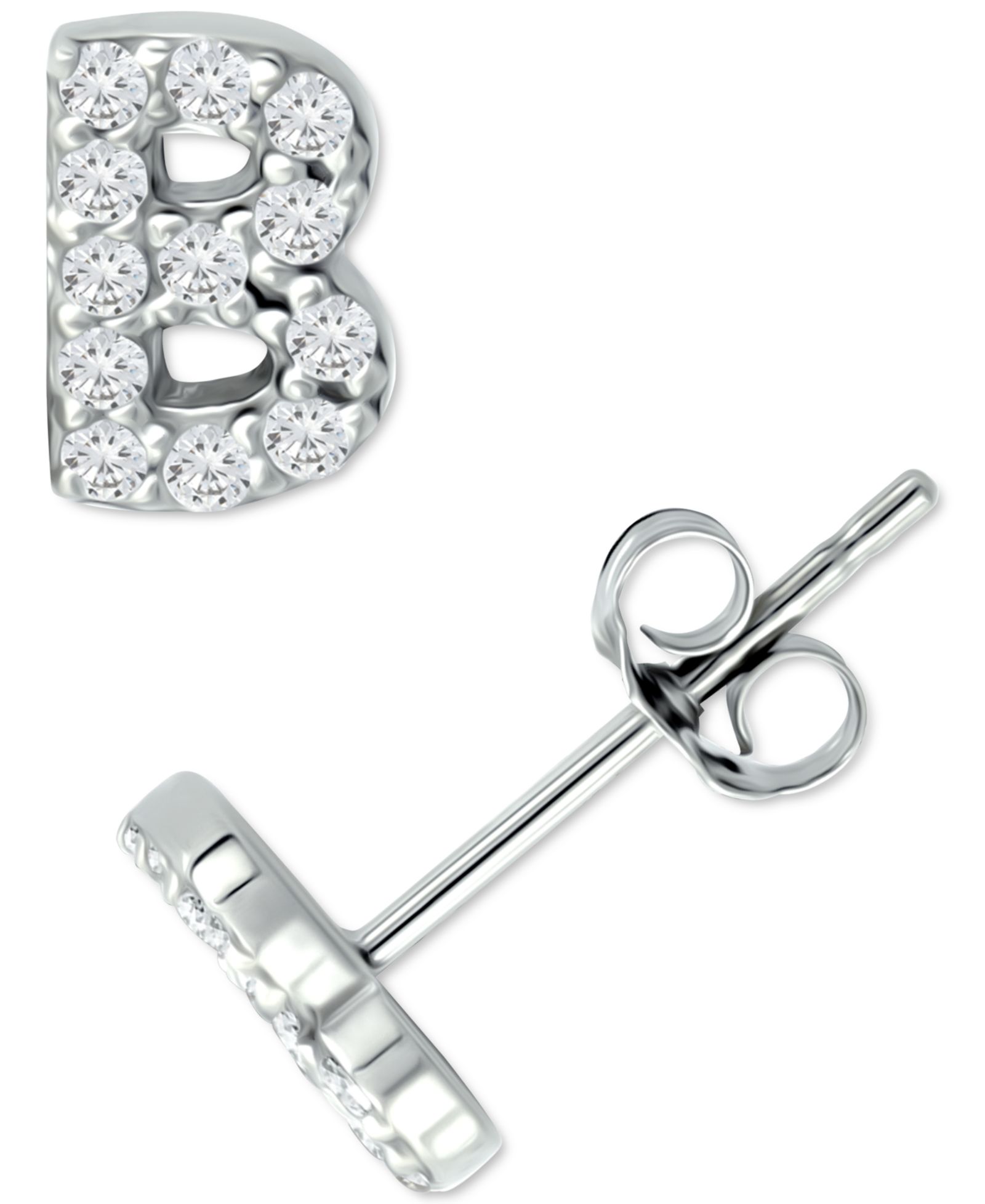 Серьги-гвоздики Giani Bernini Cubic Zirconia Initial