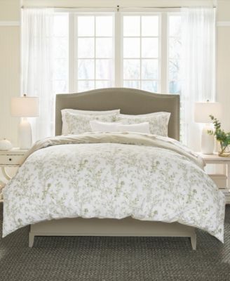 Laura Ashley Lindy Cotton Reversible 3-Pc. Duvet Cover Set, Full/Queen